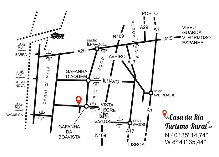 Séjour à la campagne Casa Da Ria -